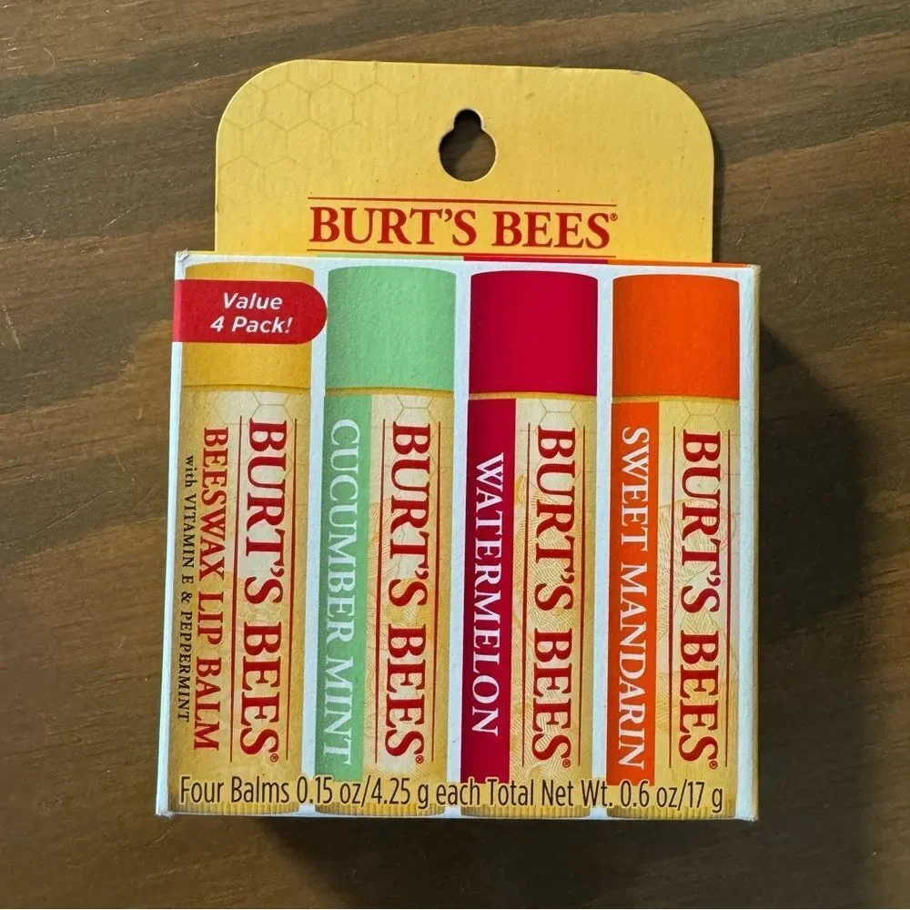 4/$20 Burt’s Bees Freshly Picked & Nivea Lip Balm Moisturizer 6 pack bundle